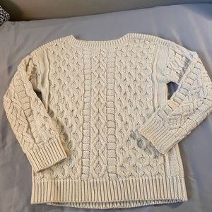 White sweater from Zara